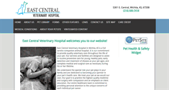 Desktop Screenshot of eastcentralvet.com
